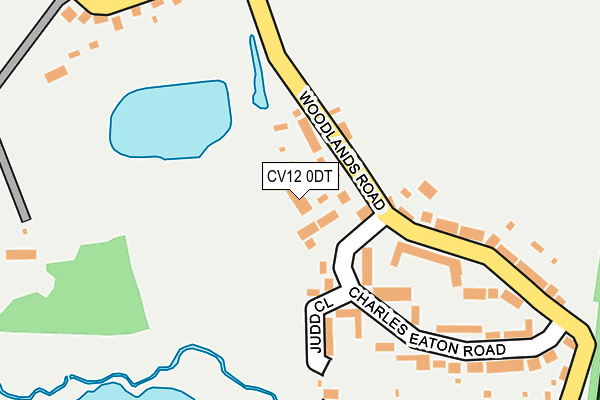 CV12 0DT map - OS OpenMap – Local (Ordnance Survey)