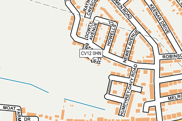CV12 0HN map - OS OpenMap – Local (Ordnance Survey)