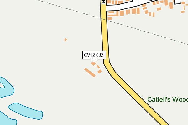 CV12 0JZ map - OS OpenMap – Local (Ordnance Survey)