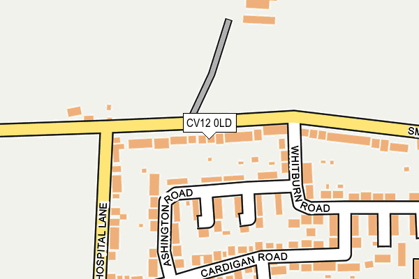 CV12 0LD map - OS OpenMap – Local (Ordnance Survey)