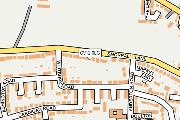 CV12 0LG map - OS OpenMap – Local (Ordnance Survey)