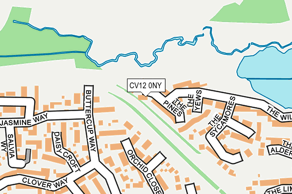 CV12 0NY map - OS OpenMap – Local (Ordnance Survey)
