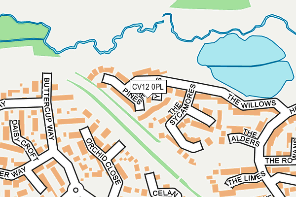 CV12 0PL map - OS OpenMap – Local (Ordnance Survey)