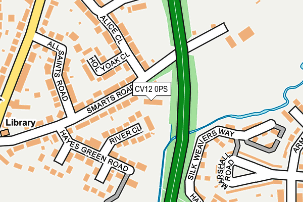 CV12 0PS map - OS OpenMap – Local (Ordnance Survey)
