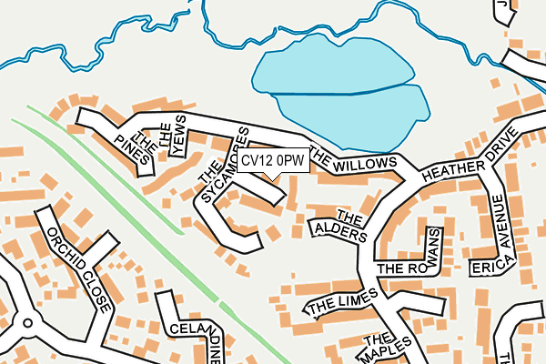 CV12 0PW map - OS OpenMap – Local (Ordnance Survey)