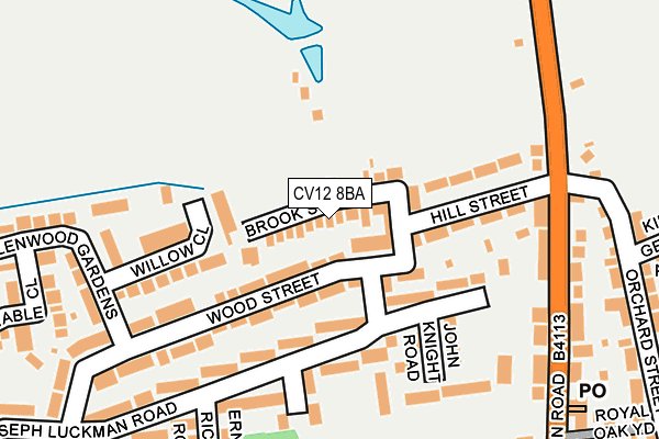 CV12 8BA map - OS OpenMap – Local (Ordnance Survey)