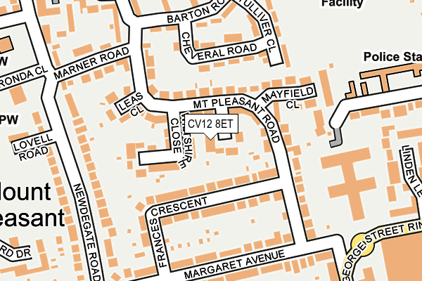CV12 8ET map - OS OpenMap – Local (Ordnance Survey)