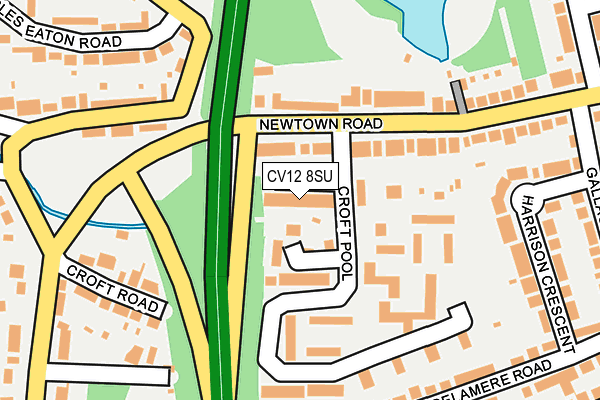 CV12 8SU map - OS OpenMap – Local (Ordnance Survey)