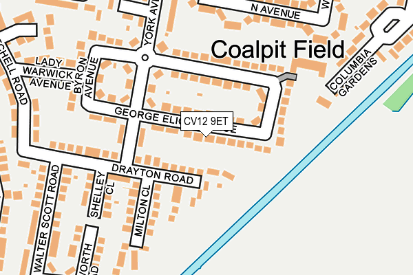 CV12 9ET map - OS OpenMap – Local (Ordnance Survey)