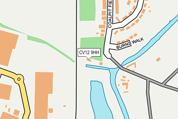 CV12 9HH map - OS OpenMap – Local (Ordnance Survey)
