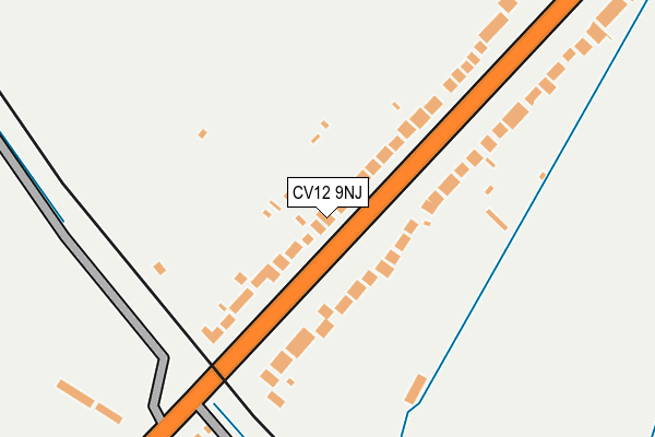 CV12 9NJ map - OS OpenMap – Local (Ordnance Survey)