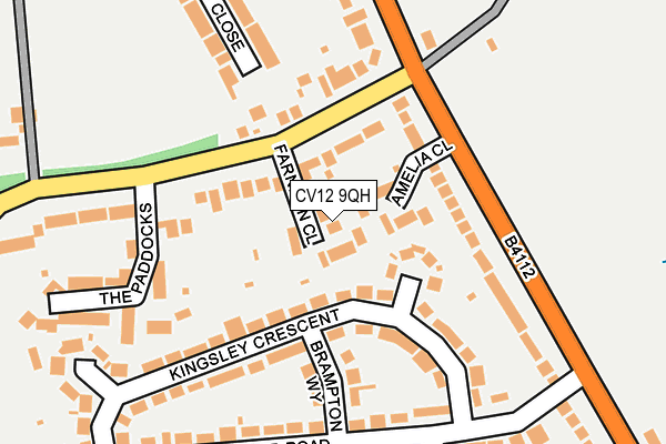 CV12 9QH map - OS OpenMap – Local (Ordnance Survey)