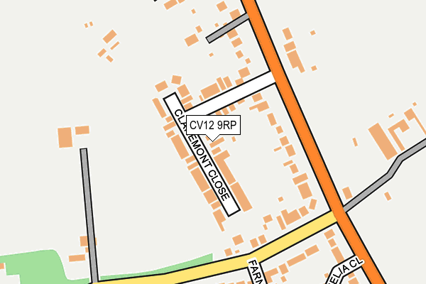 CV12 9RP map - OS OpenMap – Local (Ordnance Survey)