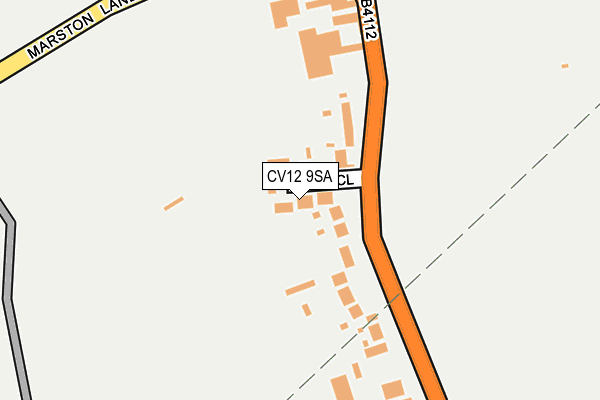 CV12 9SA map - OS OpenMap – Local (Ordnance Survey)