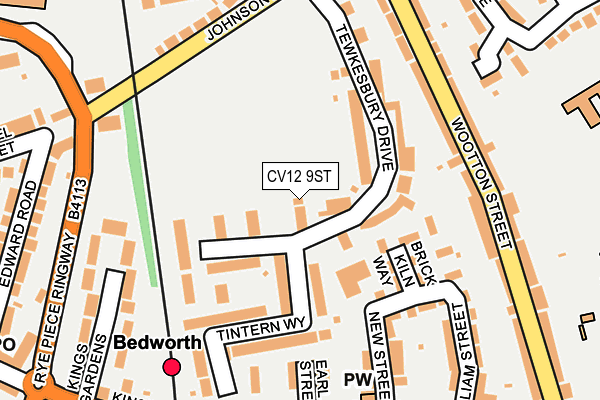 CV12 9ST map - OS OpenMap – Local (Ordnance Survey)