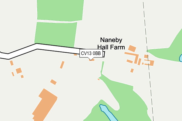 CV13 0BB map - OS OpenMap – Local (Ordnance Survey)