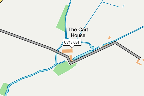 CV13 0BT map - OS OpenMap – Local (Ordnance Survey)