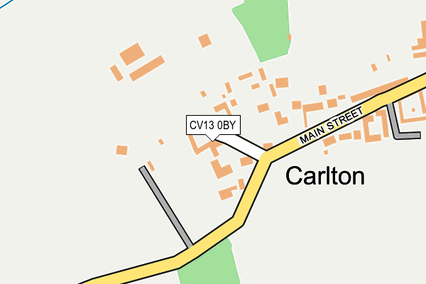 CV13 0BY map - OS OpenMap – Local (Ordnance Survey)