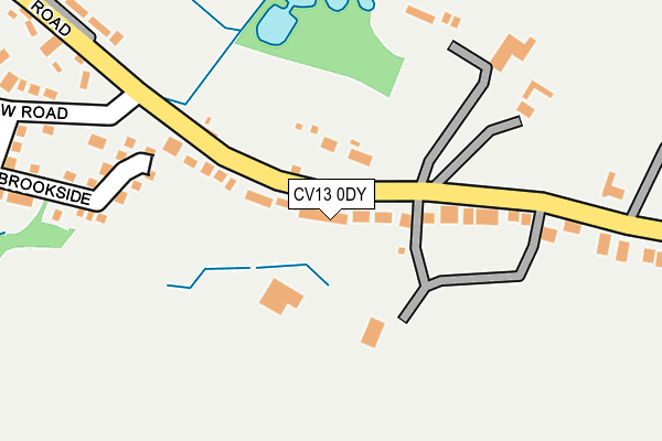 CV13 0DY map - OS OpenMap – Local (Ordnance Survey)