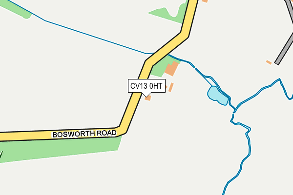 CV13 0HT map - OS OpenMap – Local (Ordnance Survey)