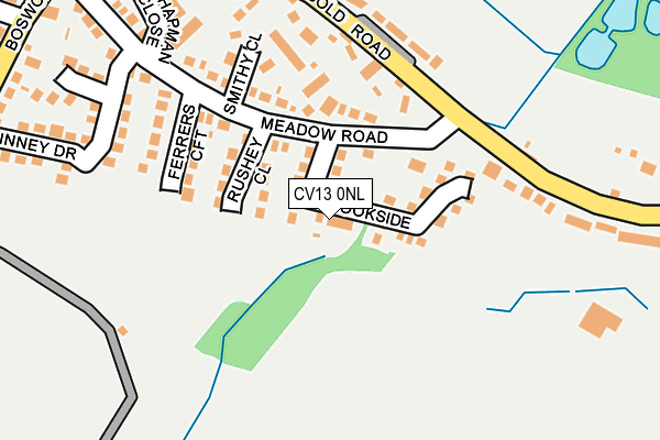 CV13 0NL map - OS OpenMap – Local (Ordnance Survey)