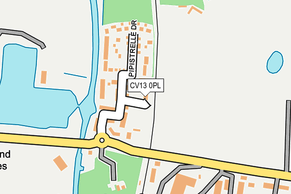 CV13 0PL map - OS OpenMap – Local (Ordnance Survey)