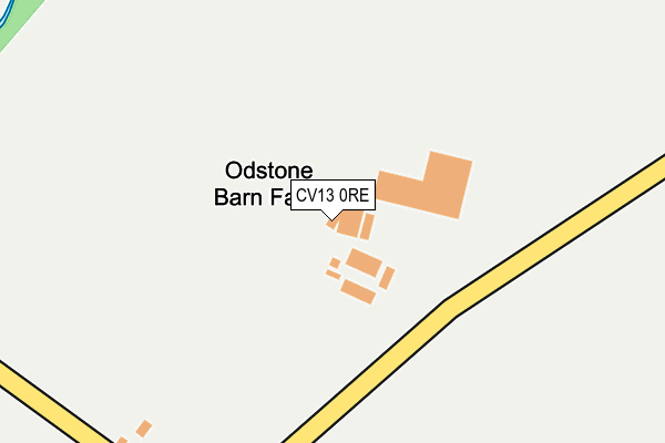 CV13 0RE map - OS OpenMap – Local (Ordnance Survey)