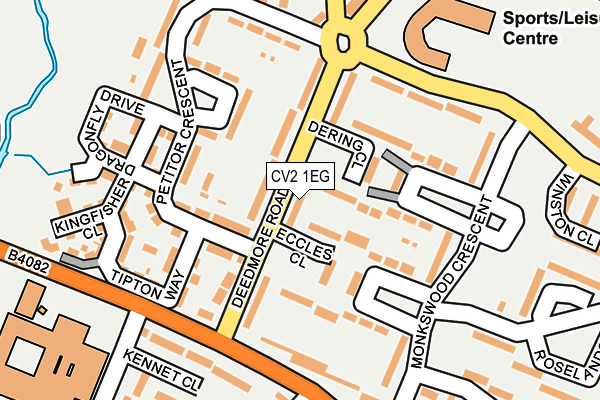 CV2 1EG map - OS OpenMap – Local (Ordnance Survey)