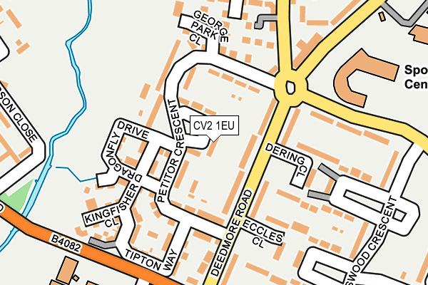 CV2 1EU map - OS OpenMap – Local (Ordnance Survey)