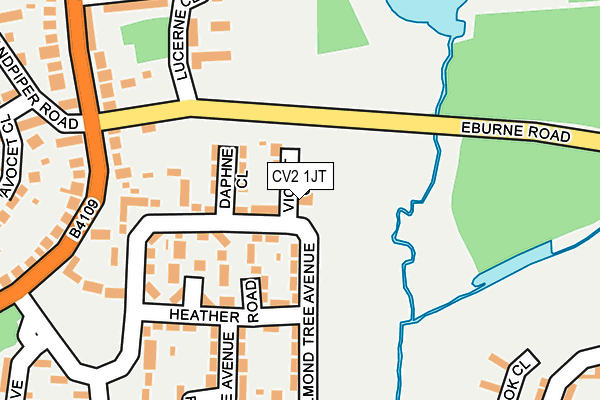 CV2 1JT map - OS OpenMap – Local (Ordnance Survey)