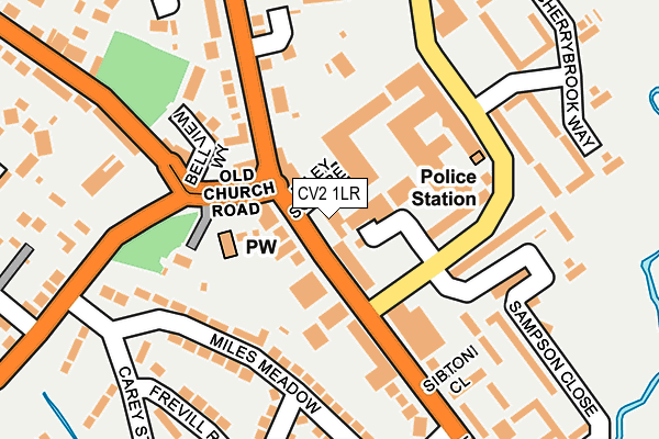 CV2 1LR map - OS OpenMap – Local (Ordnance Survey)