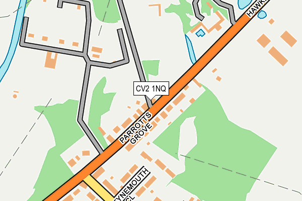 CV2 1NQ map - OS OpenMap – Local (Ordnance Survey)
