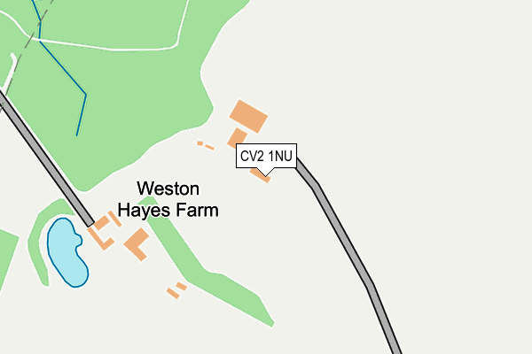 CV2 1NU map - OS OpenMap – Local (Ordnance Survey)