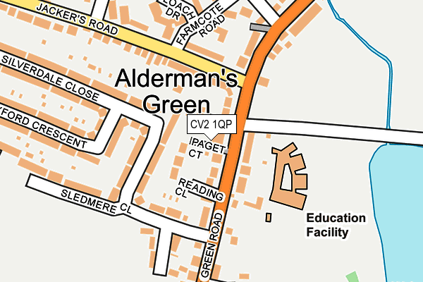 CV2 1QP map - OS OpenMap – Local (Ordnance Survey)