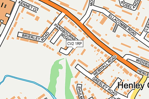 CV2 1RP map - OS OpenMap – Local (Ordnance Survey)