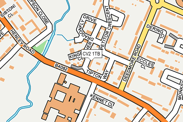 CV2 1TB map - OS OpenMap – Local (Ordnance Survey)