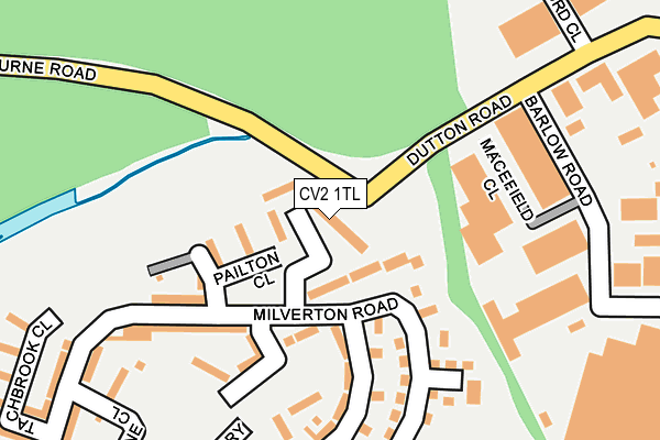 CV2 1TL map - OS OpenMap – Local (Ordnance Survey)