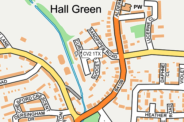 CV2 1TX map - OS OpenMap – Local (Ordnance Survey)