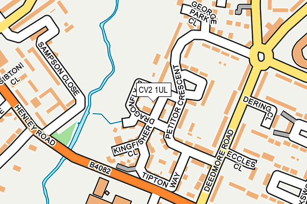 CV2 1UL map - OS OpenMap – Local (Ordnance Survey)