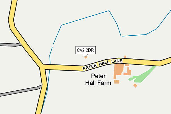 CV2 2DR map - OS OpenMap – Local (Ordnance Survey)