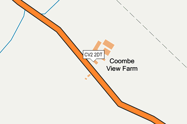 CV2 2DT map - OS OpenMap – Local (Ordnance Survey)