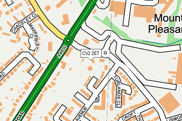 CV2 2ET map - OS OpenMap – Local (Ordnance Survey)