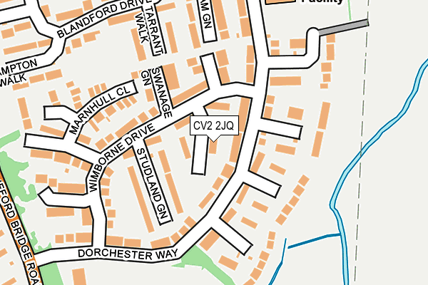 CV2 2JQ map - OS OpenMap – Local (Ordnance Survey)