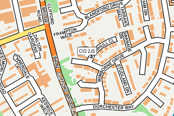 CV2 2JS map - OS OpenMap – Local (Ordnance Survey)