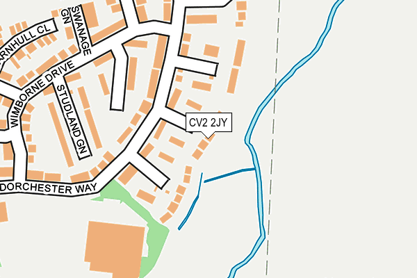 CV2 2JY map - OS OpenMap – Local (Ordnance Survey)
