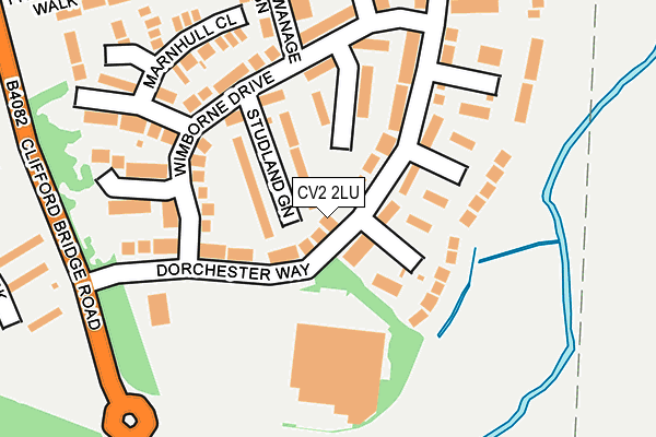 CV2 2LU map - OS OpenMap – Local (Ordnance Survey)