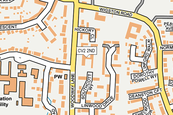 CV2 2ND map - OS OpenMap – Local (Ordnance Survey)