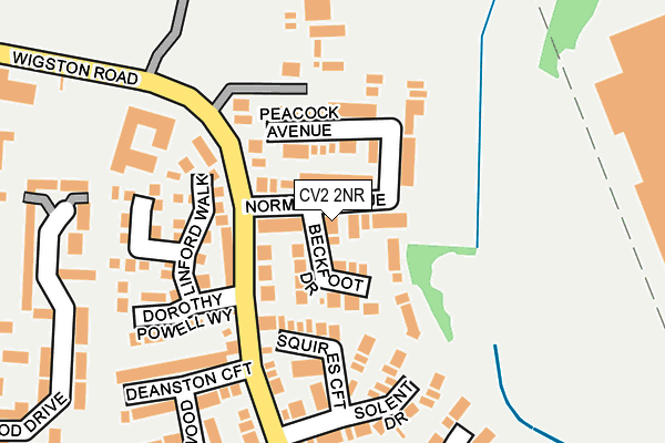 CV2 2NR map - OS OpenMap – Local (Ordnance Survey)