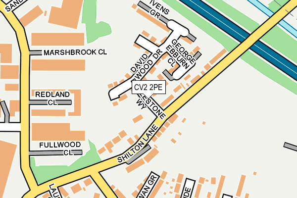 CV2 2PE map - OS OpenMap – Local (Ordnance Survey)