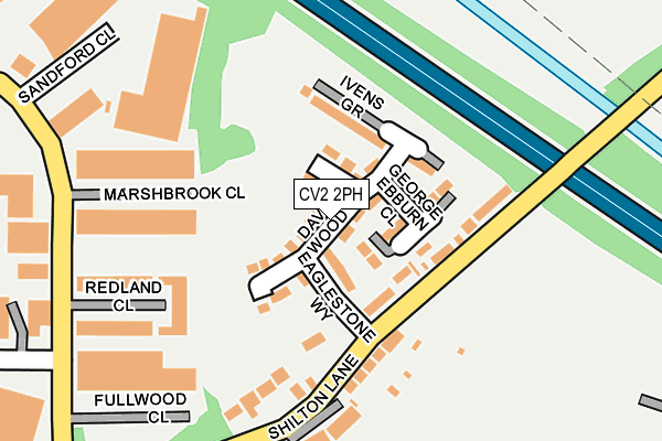 CV2 2PH map - OS OpenMap – Local (Ordnance Survey)